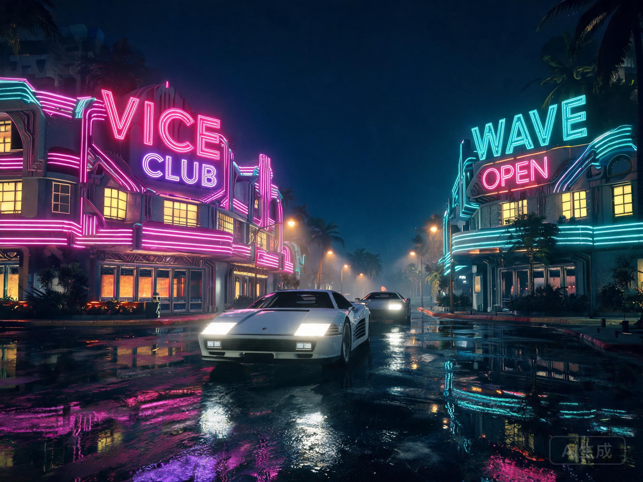 罪恶都市夜景